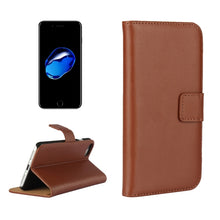 Load image into Gallery viewer, For  iPhone 8 &amp; 7  Genuine Split Horizontal Flip Leather Case with Holder &amp; Card Slots &amp; Wallet