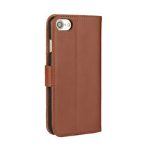 Load image into Gallery viewer, For  iPhone 8 &amp; 7  Genuine Split Horizontal Flip Leather Case with Holder &amp; Card Slots &amp; Wallet
