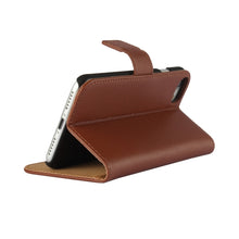 Load image into Gallery viewer, For  iPhone 8 &amp; 7  Genuine Split Horizontal Flip Leather Case with Holder &amp; Card Slots &amp; Wallet