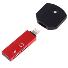 Load image into Gallery viewer, RC16 Dual 8 Pin Female to 8 Pin Male Key Shape Mini Portable Audio &amp; Charge Adapter