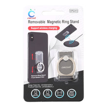 Load image into Gallery viewer, CPS-013 360 Degrees Rotate Freely Removable Magnetic Ring Stand Phone Holder, Support Wireless Charging