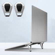 Load image into Gallery viewer, 2 PCS R-JUST BJ01 Universal Stickable Shield Shape Laptop Foldable Stand