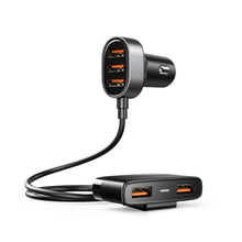Load image into Gallery viewer, JOYROOM JR-CL03 6.2A Multi 5 Ports USB Smart Car Charger, JR-CL03