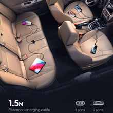 Load image into Gallery viewer, JOYROOM JR-CL03 6.2A Multi 5 Ports USB Smart Car Charger, JR-CL03