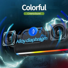 Load image into Gallery viewer, ZEALOT S55 Portable Stereo Bluetooth Speaker with Built-in Mic, Support Hands-Free Call &amp; TF Card &amp; AUX