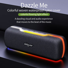 Load image into Gallery viewer, ZEALOT S55 Portable Stereo Bluetooth Speaker with Built-in Mic, Support Hands-Free Call &amp; TF Card &amp; AUX