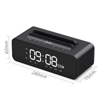 Load image into Gallery viewer, Oneder V06 Smart Sound Box Wireless Bluetooth Speaker, LED Screen Alarm Clock, Support Hands-free &amp; FM &amp; TF Card &amp; AUX &amp; USB Drive