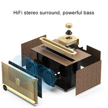 Load image into Gallery viewer, Oneder V6 Portable Wireless Bluetooth Speaker, Support Hands-free &amp; FM &amp; TF Card &amp; AUX &amp; USB Drive