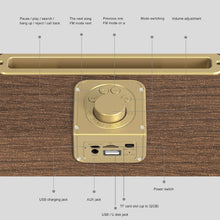 Load image into Gallery viewer, Oneder V6 Portable Wireless Bluetooth Speaker, Support Hands-free &amp; FM &amp; TF Card &amp; AUX &amp; USB Drive