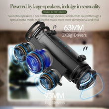 Load image into Gallery viewer, ZEALOT S39 Portable Subwoofer Wireless Bluetooth Speaker with Built-in Mic, Support Hands-Free Call &amp; TF Card &amp; AUX