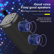 Load image into Gallery viewer, ZEALOT S35 Portable Heavy Bass Stereo Wireless Bluetooth Speaker with Built-in Mic, Support Hands-Free Call &amp; TF Card &amp; AUX