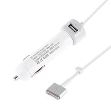 Load image into Gallery viewer, 60W 5.1V 2.1A USB Interface Car Charger with 16.5V 3.65A T MagSafe 2 Interface Data Cable, 16.5V 3.65A T MagSafe 2