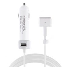 Load image into Gallery viewer, 45W-2 5.1V 2.1A USB Interface Car Charger with 14.85V 3.05A T MagSafe 2 Interface Data Cable, 14.85V 3.05A T MagSafe 2