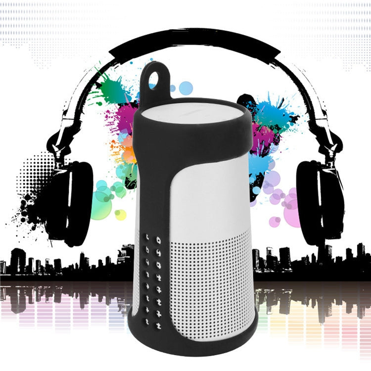 Portable Shockproof Silica Gel Bluetooth Speaker Protective Case for Bose Soundlink Revolve