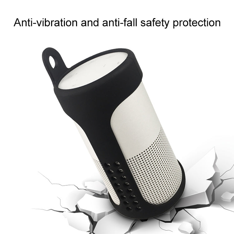 Portable Shockproof Silica Gel Bluetooth Speaker Protective Case for Bose Soundlink Revolve