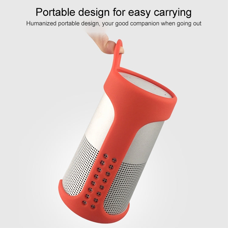 Portable Shockproof Silica Gel Bluetooth Speaker Protective Case for Bose Soundlink Revolve