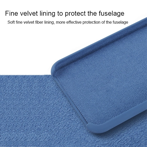 For iPhone 8 & 7 Pure Color Liquid Silicone + PC Shockproof Defender Case