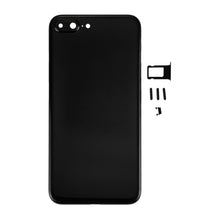 Load image into Gallery viewer, 6 in 1 for iPhone 7 Plus (Back Cover + Card Tray + Volume Control Key + Power Button + Mute Switch Vibrator Key + Sign) Full Assembly Housing Cover (Jet Black)