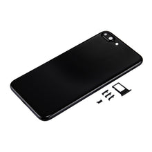 Load image into Gallery viewer, 6 in 1 for iPhone 7 Plus (Back Cover + Card Tray + Volume Control Key + Power Button + Mute Switch Vibrator Key + Sign) Full Assembly Housing Cover (Jet Black)