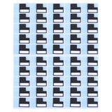 50 PCS for iPhone 7 Plus LCD Back Metal Plate Large Stickers