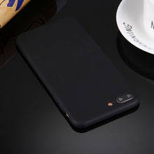 Load image into Gallery viewer, For iPhone 8 Plus &amp; 7 Plus   Solid Color TPU Protective Case Without Round Hole
