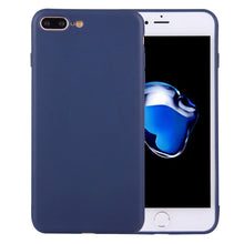 Load image into Gallery viewer, For iPhone 8 Plus &amp; 7 Plus   Solid Color TPU Protective Case Without Round Hole