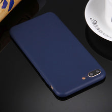 Load image into Gallery viewer, For iPhone 8 Plus &amp; 7 Plus   Solid Color TPU Protective Case Without Round Hole