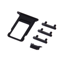 Load image into Gallery viewer, Card Tray + Volume Control Key + Power Button + Mute Switch Vibrator Key for iPhone 7 Plus