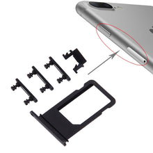 Load image into Gallery viewer, Card Tray + Volume Control Key + Power Button + Mute Switch Vibrator Key for iPhone 7 Plus, For iPhone 7 Plus