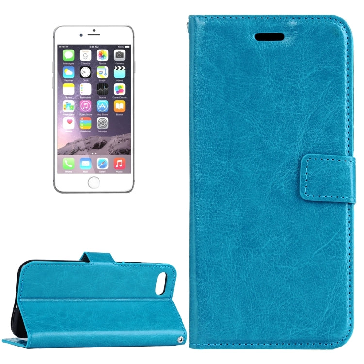 For iPhone 8 Plus & 7 Plus   Crazy Horse Texture Horizontal Flip Leather Case with Magnetic Buckle & Holder & Card Slots & Wallet & Photo Frame