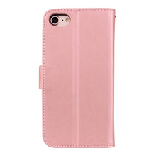 Load image into Gallery viewer, Fro iPhone 8 Plus &amp; 7 Plus   Roses Pressed Flowers Pattern Flip Leather Case with Holder &amp; Card Slots &amp; Wallet