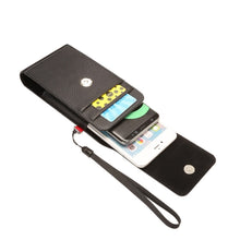 Load image into Gallery viewer, Universal Litchi Texture Vertical Flip Upright Lattice PU Leather Case / Waist Bag with Back Splint &amp; Card Slots &amp; Lanyard for iPhone 8 Plus &amp; 7 Plus  , Galaxy Note 8 / S8 Plus / S9+, Huawei Mate 8