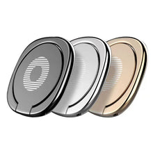 Load image into Gallery viewer, 2pcs Universal 360 Degrees Rotatable Privity Metal Ring Holder Bracket for iPhone, Samsung, HTC, LG, Huawei, Xiaomi, vivo, OPPO, Meizu Mobile Phones or Tablets, Built in Iron Sheet, Support Magnets