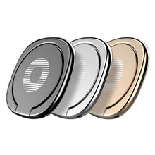 Load image into Gallery viewer, 2pcs Universal 360 Degrees Rotatable Privity Metal Ring Holder Bracket for iPhone, Samsung, HTC, LG, Huawei, Xiaomi, vivo, OPPO, Meizu Mobile Phones or Tablets, Built in Iron Sheet, Support Magnets