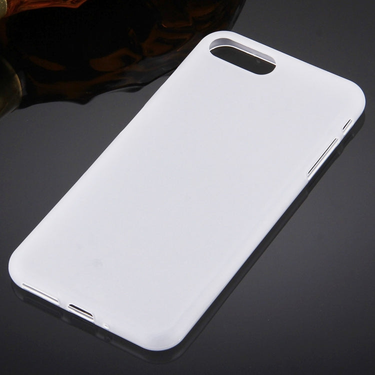 For iPhone 8 Plus & 7 Plus   Solid Color TPU Protective Back Cover Case