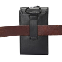 Load image into Gallery viewer, 6.3 inch and Below Universal Crazy Horse Texture 3 Pouches Vertical Flip Leather Case with Belt Hole &amp; Climbing Buckle for Galaxy Note 8, Sony, Huawei, Meizu, Lenovo, ASUS, Cubot, Oneplus, Oukitel, Xiaomi, DOOGEE, Vkworld, and other Smartphones