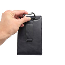 Load image into Gallery viewer, 6.3 inch and Below Universal Crazy Horse Texture 3 Pouches Vertical Flip Leather Case with Belt Hole &amp; Climbing Buckle for Galaxy Note 8, Sony, Huawei, Meizu, Lenovo, ASUS, Cubot, Oneplus, Oukitel, Xiaomi, DOOGEE, Vkworld, and other Smartphones