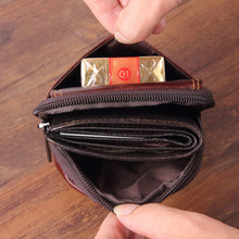 Load image into Gallery viewer, 6.3 inch and Below Universal Crazy Horse Texture Genuine Leather Men Vertical Style Case Waist Bag with Belt Hole for Sony, Huawei, Meizu, Lenovo, ASUS, Cubot, Oneplus, Xiaomi, Ulefone, Letv, DOOGEE, Vkworld, and other Smartphones