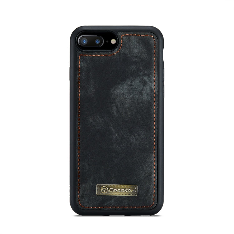 CaseMe for iPhone 8 Plus & 7 Plus   Multifunctional Leather Billfold with Detachable Magnetic PC Back Protective Case & Holder & 11 Card Slots & 3 Cash Slots & 1 Zipper Wallet & 2 Photo Frames & 3 Magnetic Clasps