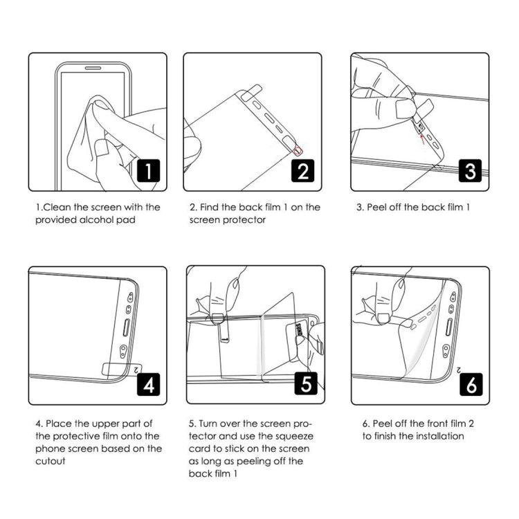 ENKAY Hat-Prince 0.1mm 3D Full Screen Protector Explosion-proof Hydrogel Film for iPhone 8 Plus & 7 Plus, TPU+TPE+PET Material