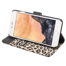 Load image into Gallery viewer, For iPhone 8 Plus &amp; 7 Plus   Leopard Texture Horizontal Flip Leather Case with Holder &amp; Card Slots &amp; Wallet