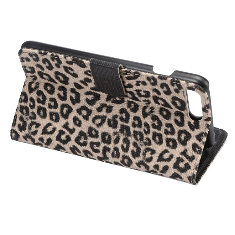 For iPhone 8 Plus & 7 Plus   Leopard Texture Horizontal Flip Leather Case with Holder & Card Slots & Wallet