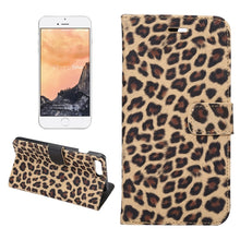 Load image into Gallery viewer, For iPhone 8 Plus &amp; 7 Plus   Leopard Texture Horizontal Flip Leather Case with Holder &amp; Card Slots &amp; Wallet