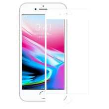 Load image into Gallery viewer, For iPhone 8 / 7 0.26mm 9H Surface Hardness 3D Explosion-proof Full Screen Carbon Fiber Soft Edges Tempered Glass Screen Film