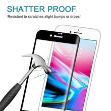 Load image into Gallery viewer, For iPhone SE 2020 / 8 / 7  0.3mm 9H Surface Hardness 4D Curved Full Screen Tempered Glass Screen Protector