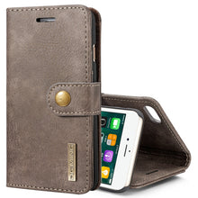 Load image into Gallery viewer, DG.MING for iPhone 8 &amp; 7  Crazy Horse Texture Horizontal Flip Detachable Magnetic Protective Case with Holder &amp; Card Slots &amp; Wallet