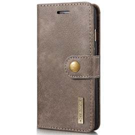 DG.MING for iPhone 8 & 7  Crazy Horse Texture Horizontal Flip Detachable Magnetic Protective Case with Holder & Card Slots & Wallet