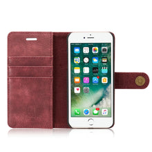 Load image into Gallery viewer, DG.MING for iPhone 8 &amp; 7  Crazy Horse Texture Horizontal Flip Detachable Magnetic Protective Case with Holder &amp; Card Slots &amp; Wallet, iPhone 8 &amp; 7
