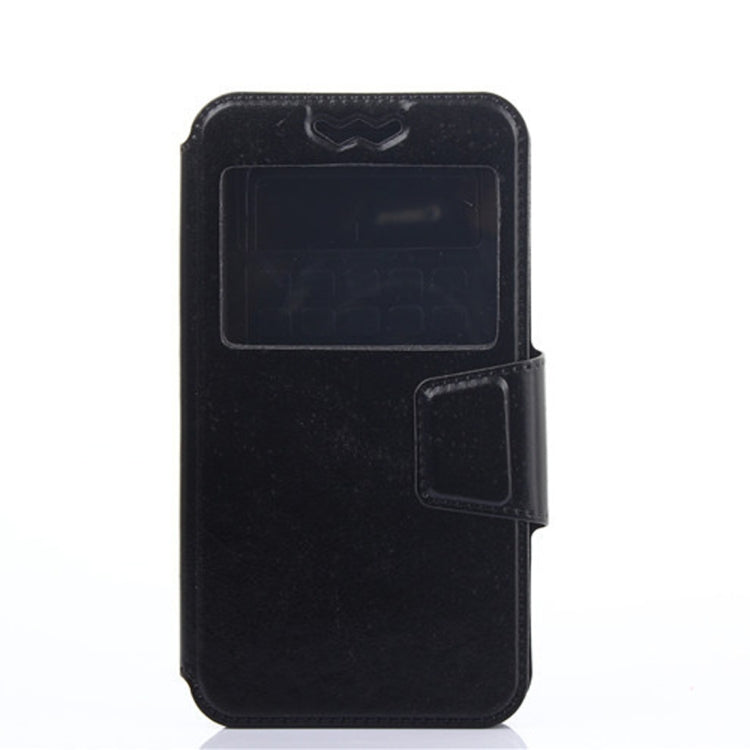 Silicone Sliding Universal Leather Case for 5.5 inch Mobile Phone