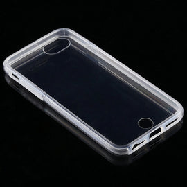 0.75mm Double-sided Ultra-thin Transparent PC + TPU Case for iPhone 8 & 7